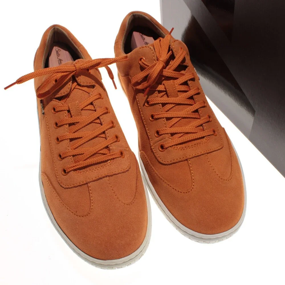 Piloti NWD Shift Lace Up Driving Shoes Size 13 US in Orange Suede